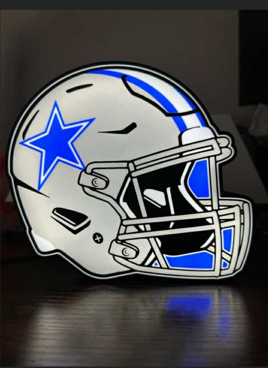 Dallas Cowboys LED Helmet Light – USB Powered